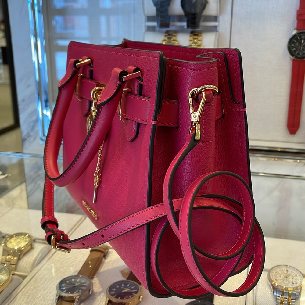 Michael Kors Hamilton Small Satchel Shoulder Crossbody Bag
Electric Pink
NWT - Picture 7 of 16